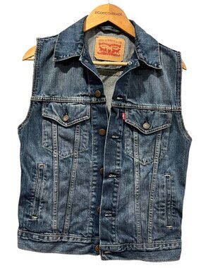 Levi's Sleeveless Denim Jacket, M